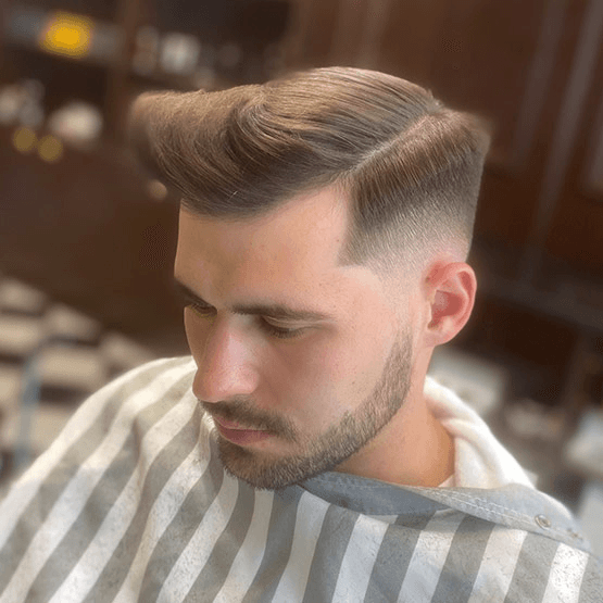 Textured voluminous hairstyle